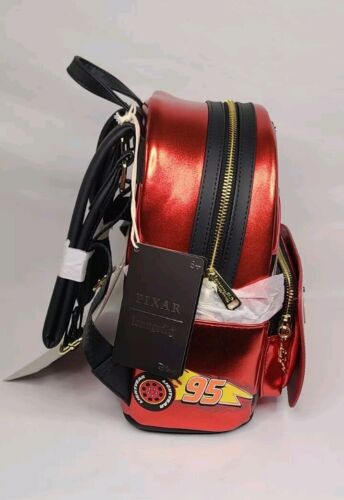 Loungefly Disney Pixar Cars Lightning McQueen Mini Backpack RARE! Ships FAST!!!