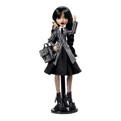 Monster High x Wednesday Addams Family Doll | Mattel Nevermore Uniform + THING🔥