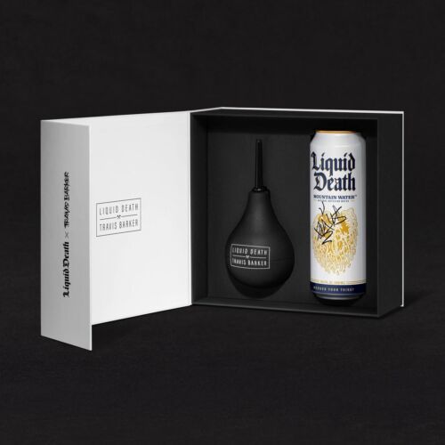 Travis Barker x Liquid Death Enema of the State Collectible Enema Kit 🔥
