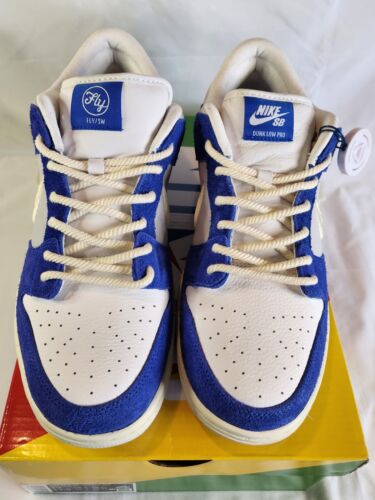 Nike SB Dunk Low Pro QS x Fly Streetwear Gardenia | Mens Sz 13 | Royal Sail Fog