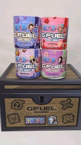 Gfuel x One Piece Treasure Chest Collectors Box | Devil Fruit Flavors Luffy Nico