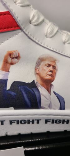 Donald Trump FIGHT FIGHT FIGHT High Top Sneakers | Size 13 | LIMITED To 5000 🔥
