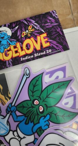 Strangelove 420 Skateboards Sean Cliver Series #20 Decal Stickers INDICA BLEND