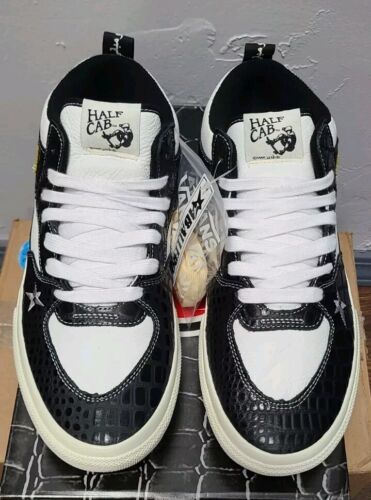 Vans x Carpet Company Skate Half Cab | Mens Sz 10 | Black Croc Embossed Leather