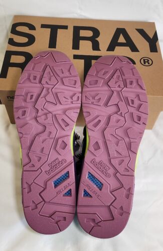 New Balance x Stray Rats 580 MENS SIZE 12 Dark Moss Cosmic Grape Pink Blue