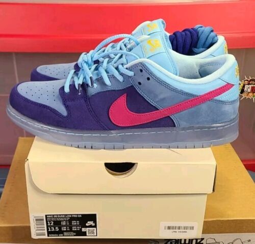 Nike SB Dunk Low Pro QS x RTJ | Mens Sz 12 | Run The Jewels Deep Royal Blue Pink