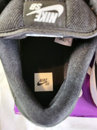 Nike SB Dunk Low Pro | Mens Size 12 | Black Gum Pack NeW!! Black White Noir Gum