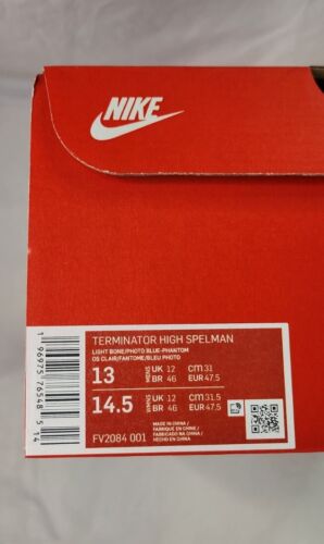 Nike Terminator High Spelman College | Mens Size 13 | HBCU Georgia UNC Baby Blue