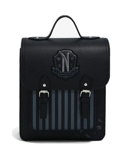Wednesday Addams Family Nevermore Academy Mini Backpack NEW WITH TAGS! EXCLUSIVE