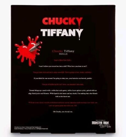 Mattel Skullector Monster High Bride of Chucky Tiffany Doll Set 2 Pack Gift Idea