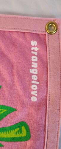 Strangelove 420 Skateboard Oxford Pennant Strawberry Cough Wool Camp Flag Banner