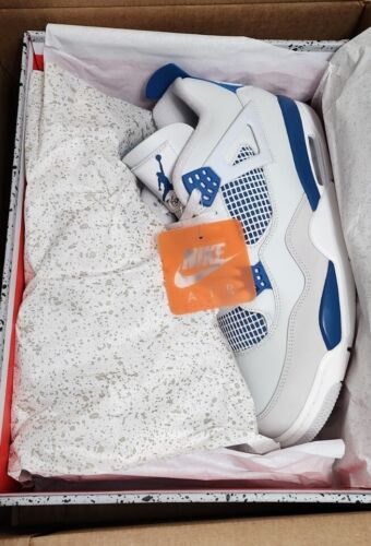 Air Jordan 4 Retro Military Blue 2024 | Mens Size 12 | NEW IN BOX Ships FAST