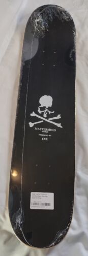 Mastermind World x END Black Skull Limited Edition Skateboard Deck Black & White