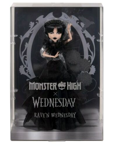 Monster High x Rave'N Dance Wednesday Doll | Addams Family Nevermore Academy 🔥