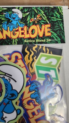 Strangelove 420 Skateboards Sean Cliver Series #20 Decal Stickers SATIVA BLEND