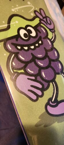 Goofy Grape FLOCKED Sean Cliver Strangelove Skateboard Deck Todd Bratrud RaRe