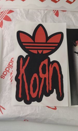 Adidas x Korn Adilette Slides | Mens Size 11 | Stickers Guitar Pick & Box!