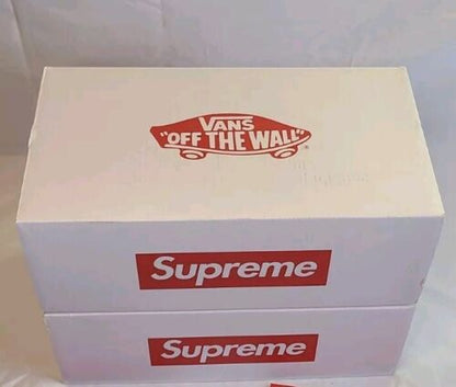 Supreme × Vans Sid 2024 RED | Mens Size 11.5 | "Fuck Em!" NIB Ships FAST! 🔥