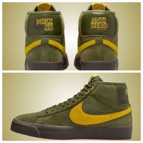 AntiHero x Nike SB Blazer QS | Mens Size 12 | Rough Green Skateboard Sneakers!🔥