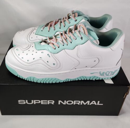 MSCHF Super Normal 2 Mint Mens Size 12 Coke White Green Blue University Red NEW!