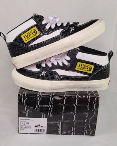 Vans x Carpet Company Skate Half Cab | Mens Sz 7 / Womens Sz 8.5| Black Croc 🔥