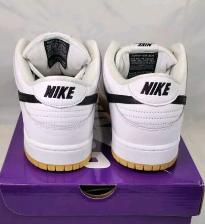 Nike SB Dunk Low Pro White Gum | Mens Size 13 | White Black Gum Pack SHIPS FAST