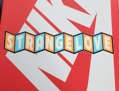 Strangelove 420 Smurf Smoking Bong Middle Finger Sticker Art Todd Bratrud NEW