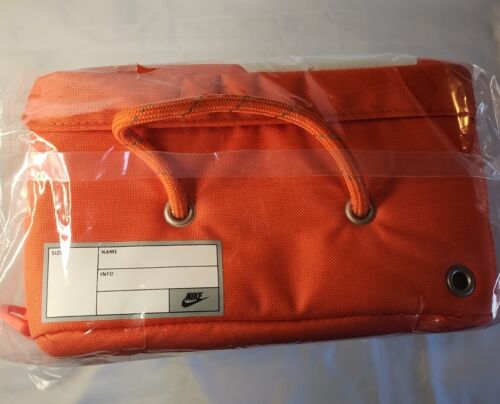 Nike Shoe Box Bag Orange White Crossbody Strap Fits Up to Size 13 NEW