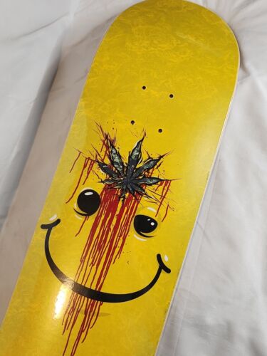 Strangelove 420 Skateboards Mr. Nice Guy Deck Art By Todd Bratrud Hidden WEED