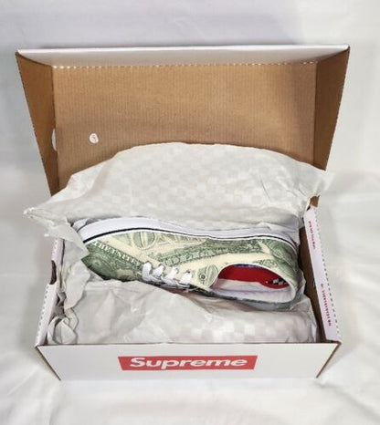 Supreme x Vans Dollar Bill Green "Skate Era" Mens Size 12 NEW 2023 Sneakers