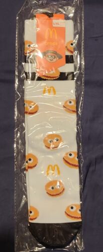 Crocs x Hamburglar McDonald's Socks | Size L/XL | Silly Odd Socks Ships FAST!