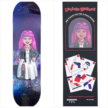 SIGNED Leticia Bufoni x Bride Of Chucky Deck Thank You Halloween Collectors Box!