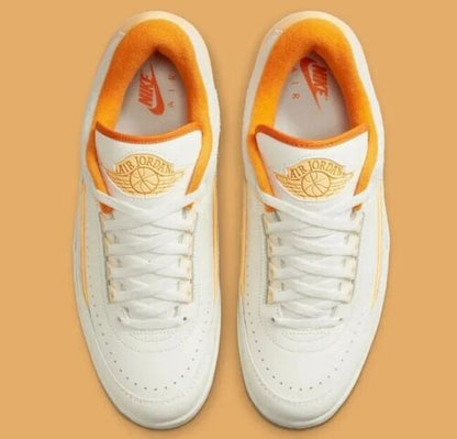 Air Jordan 2 Retro Low Melon Tint Mens Size 12 Brand New Off-White Orange Cream