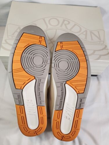 Air Jordan 2 Retro Low Melon Tint Mens Size 12 Brand New Off-White Orange Cream