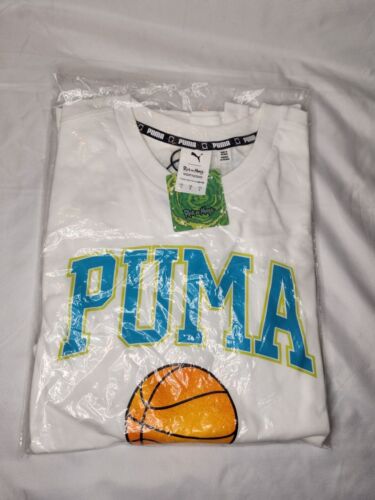 Puma LaMelo Ball Pickle Rick and Morty Tee Shirt Mens Size Large MB.01 MB.02 🔥