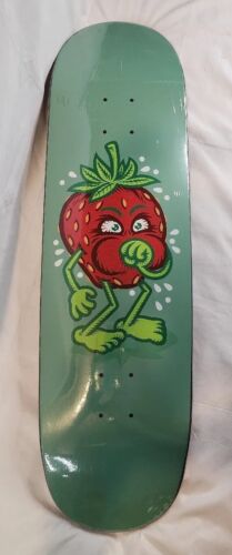 StrangeLove 420 "GLITTER RED" Strawberry Cough Deck 8.875 Super RaRe Skateboard