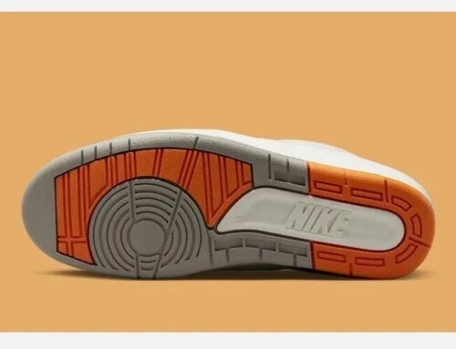 Air Jordan 2 Retro Low Melon Tint Mens Size 12 Brand New Off-White Orange Cream
