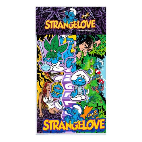 Strangelove 420 Skateboards Sean Cliver Series #20 Decal Stickers INDICA BLEND