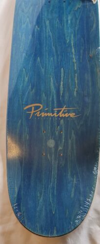 RaRe Primitive Franky Villani Gold Foil Embossed Bat Skateboard Deck New Sealed