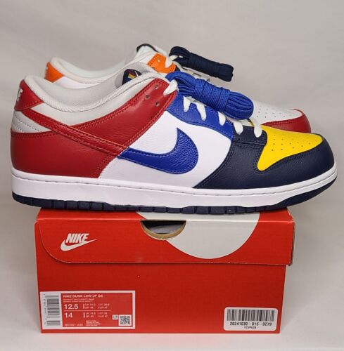 Nike Dunk Low CO.JP What The Dunk | Mens Size 12.5 | Navy Red Grey Orange P. Rod