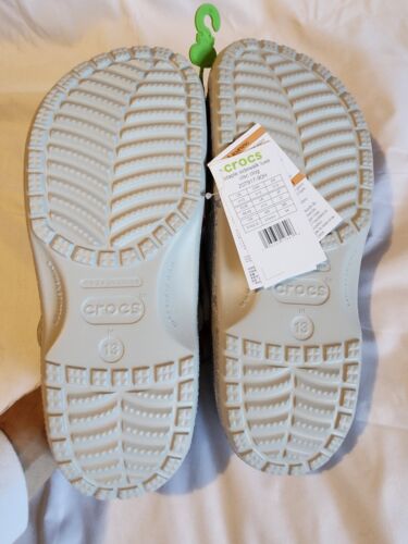 Crocs x Staple Pigeon Sidewalk Luxe Classic Clog Men Size 13 BRAND NEW + JIBBITZ