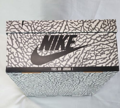Air Jordan 1 Retro High OG White Cement Mens Size 12 Black White Grey Xtra Laces