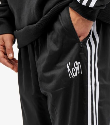 Adidas x KoRn Black Track Pants IN9110 | Size LARGE | 30th Anniversary Collab 🔥