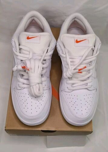 Nike SB Dunk Low Pro ISO Triple White | Mens Sz 12 | Orange Label NeW Skate Shoe