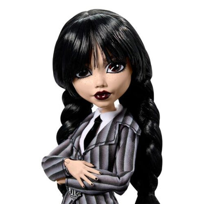 Monster High x Wednesday Addams Family Doll | Mattel Nevermore Uniform + THING🔥