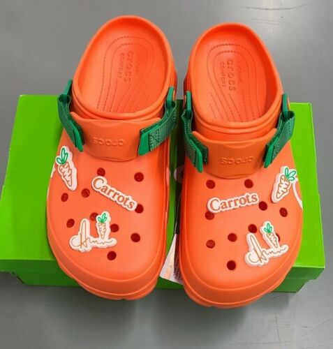 Crocs All Terrain Clog Carrots In Hand Size 12 Brand New HOT Summer Spring Shoes