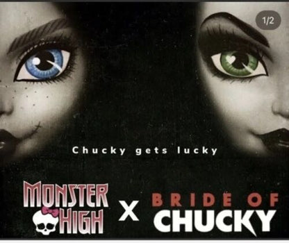 Mattel Skullector Monster High Bride of Chucky Tiffany Doll Set 2 Pack Gift Idea