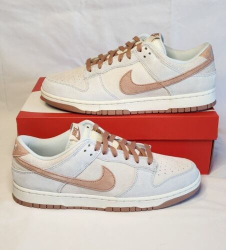 Nike Dunk Low Retro | Mens Size 12 | Fossil Rose Phantom Summit White Suede NWB