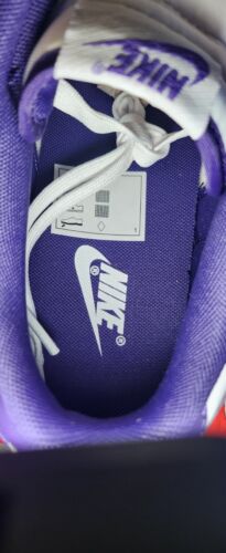 Nike Dunk Low Retro "Court Purple" | Mens Size 12 | White Purple Leather NEW