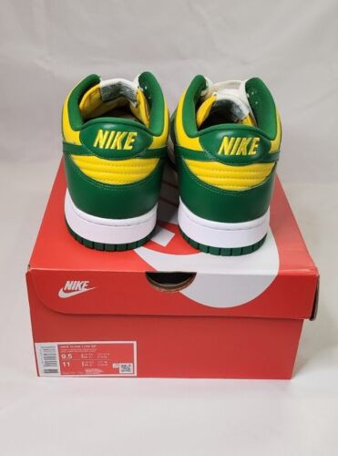 Nike Dunk Low SP Brazil 2020/2024 Green Yellow | Mens Size 9.5 | ✅️ Ships FAST